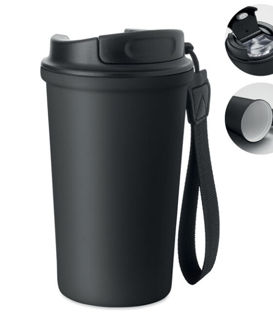 NAKANO Újrahaszn. acél pohár 400ml