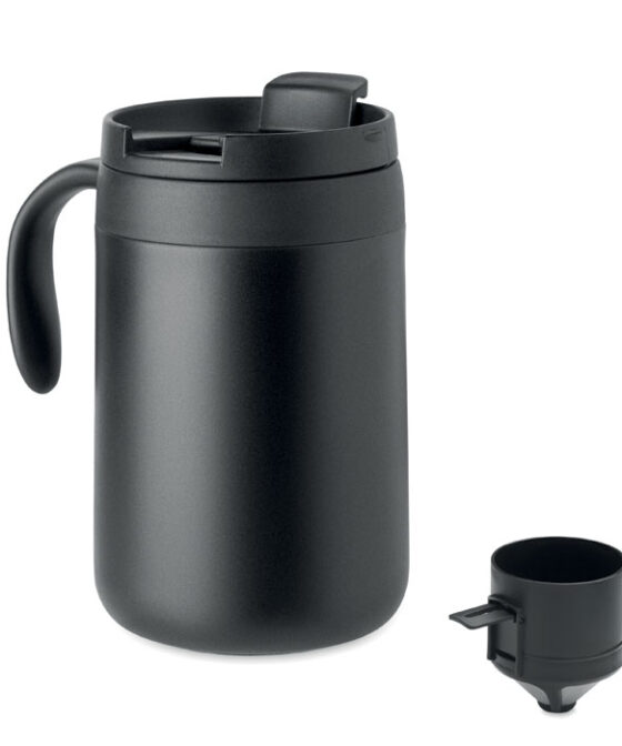 CAFETITO Duplafalú bögre kávészűrővel